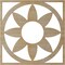 Ekena Millwork Blume Wood Fretwork Pierced Ceiling Medallion, Birch, 32"OD x 11 1/8"ID x 3/8"T CMWP32X32X0375BLBI - alternate 3